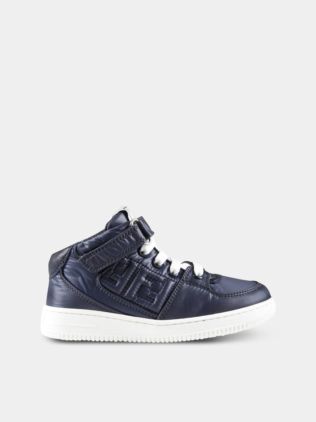 Sneakers blu per bambino con logo